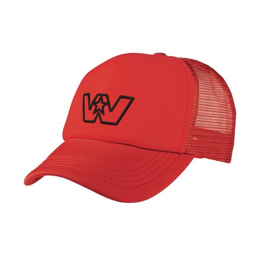 Western Star_Mesh Back Trucker Caps_Red Western Star_Mesh Back Trucker Caps_Red
